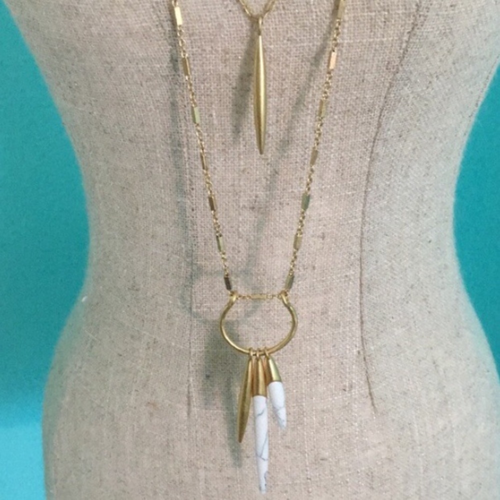:: Stella & Dot Quill Layering Necklace - Picture 5 of 9
